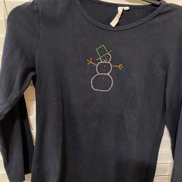 Susan Lawrence Tops - Snowman shirt